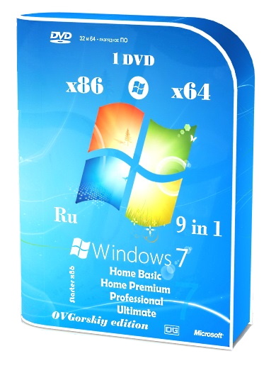 Windows 7 SP1 6.1.7601.26221 9in1 OVGorskiy Rus 